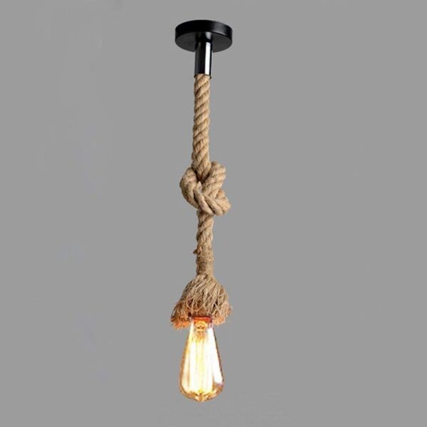 Glowing Homes Pendant Rope Lights for Ceiling Hanging, (Bulb Not Included)