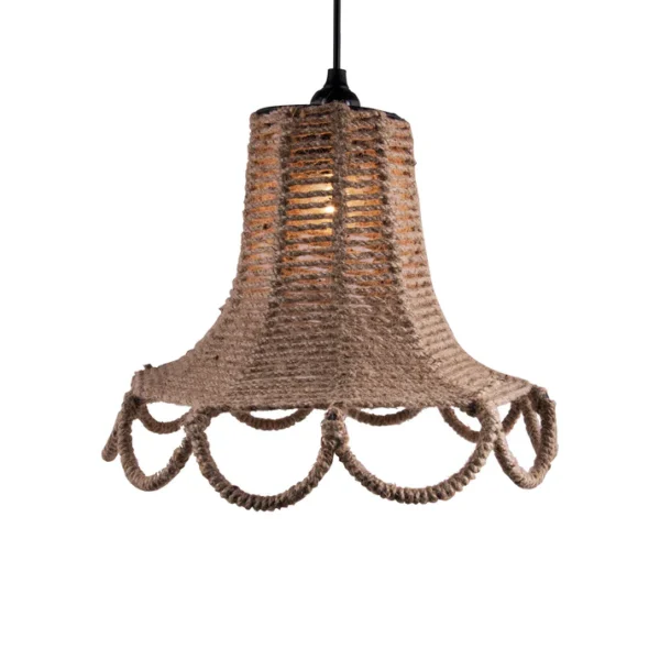 Glowing homes  Knitted Rope Spiral Touch Hanging Light, Pendant Light for home Decor, Bedroom,Living Room